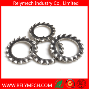 Stainless Steel DIN6798A Serrated Lock Washer with External Teeth