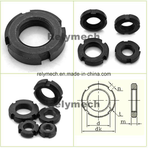 GB812 Round Nut/Slotted Nut/Round Slotted Nut/Lock Nut