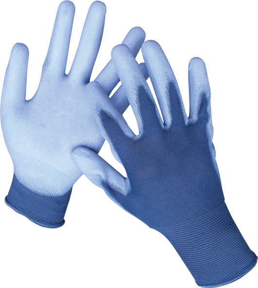 DARK BLUE PU GLOVES