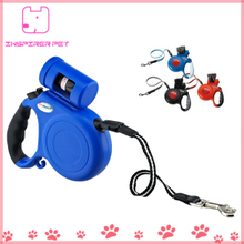 Retractable Dog Leash with Bag Holder