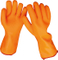 ORANGE PVC GLOVES 