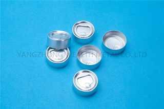 32mm Aluminum pull ring off cap