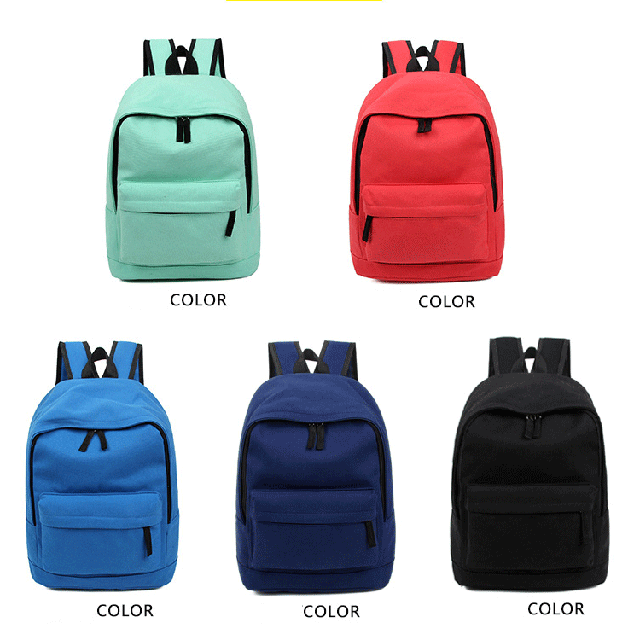 Canvas Backpack - leisure travel bag (3)