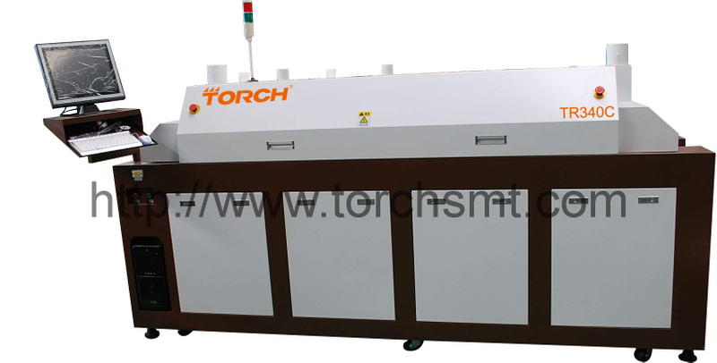 Пайка оплавлением горячим воздухом TR340C