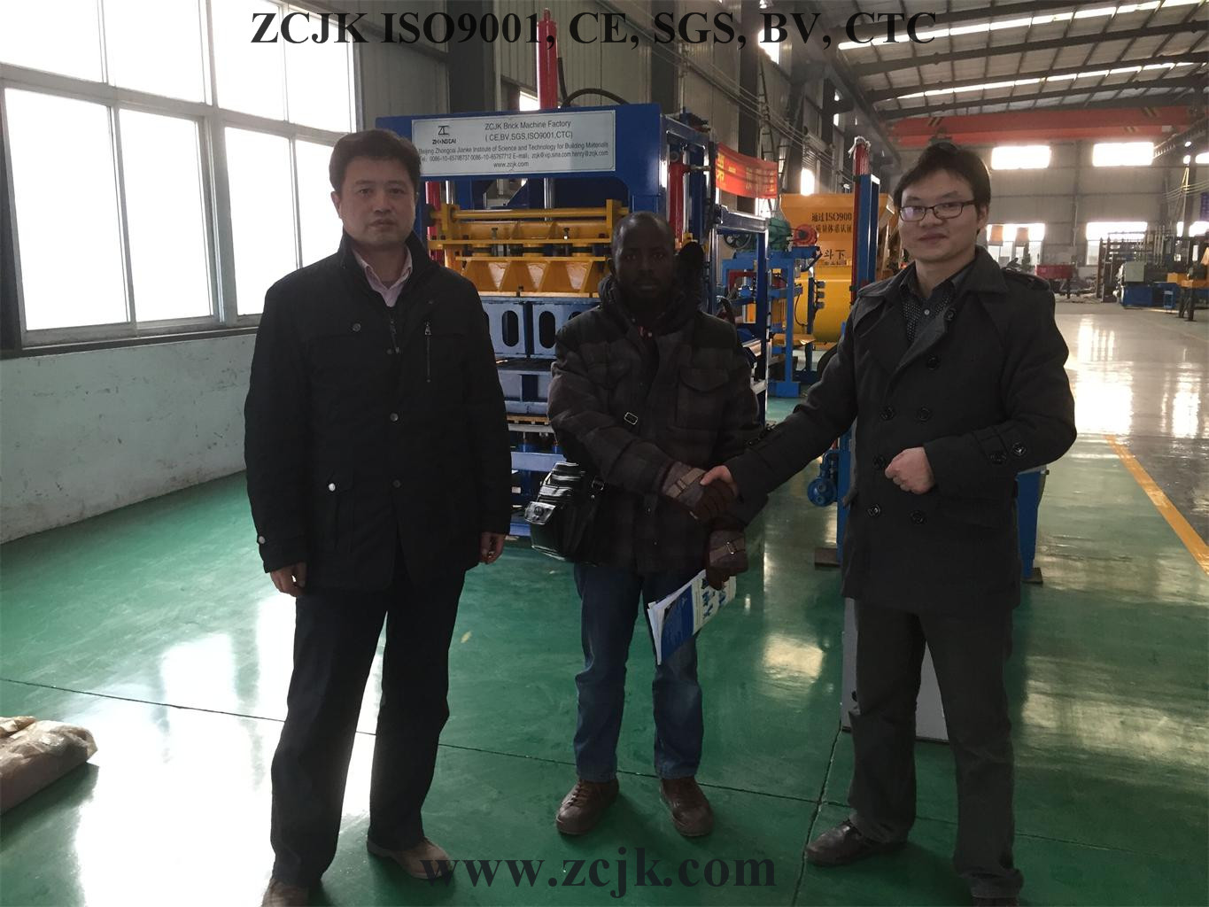 ZCJK Brick Machine Uganda Customer 20160115 (9)