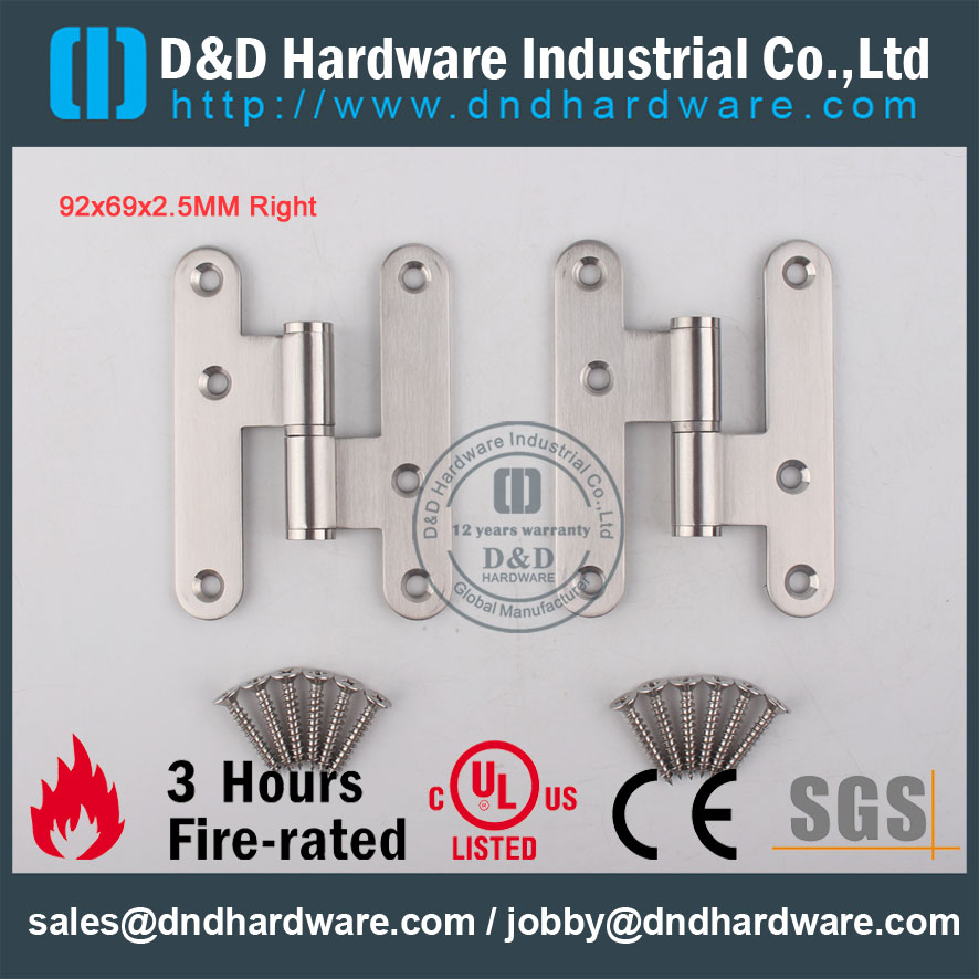 D & D Hardware-Wholesale grau SS304 Round Corner H Dobina DDSS019