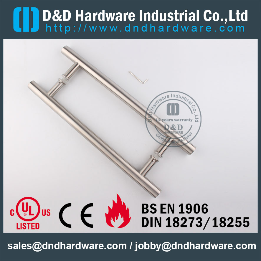 D & D Hardware-Decorative Design Puxador de aço inoxidável DDPH001