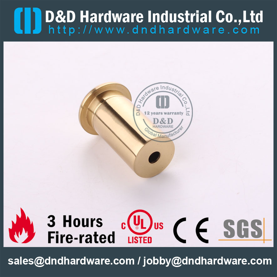 D & D Hardware-Euro Interior Soquete à prova de pó de latão DDDP003