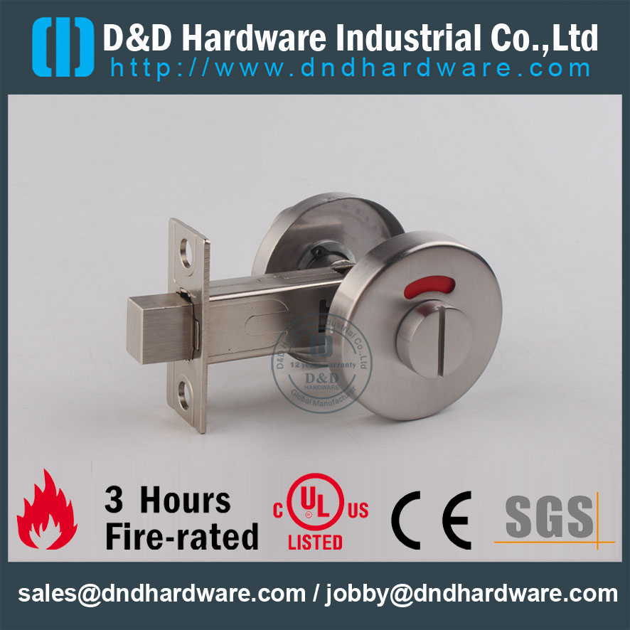 D & D hardware-euro interior thumb giram o bloqueio do indicador