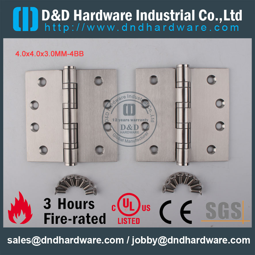 D & D hardware-hardware-arquitetônico SS304 4x4x3-4bb porta DDSS002