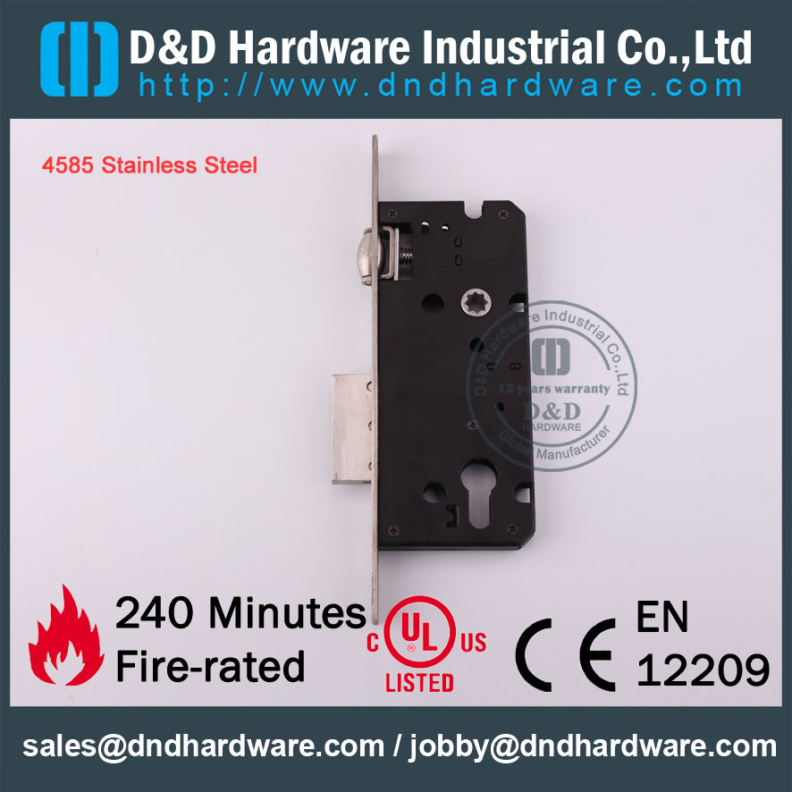 D & D Hardware-Architectural Hardware 4585 Roller Mortise Lock DDML017