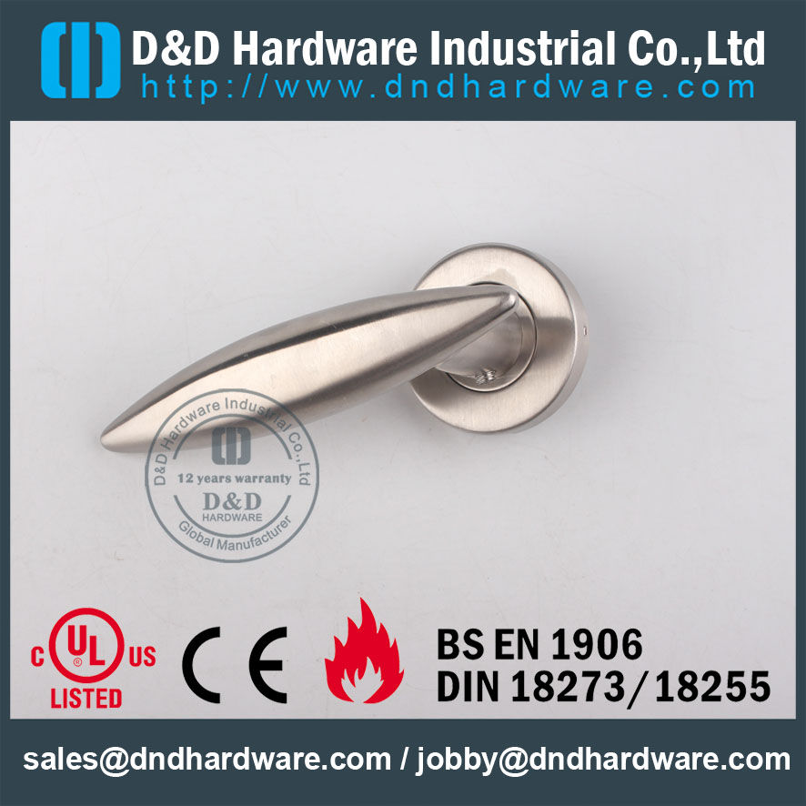 D & D Hardware-SS304 Mercado Europeu Alavanca Sólida DDSH021