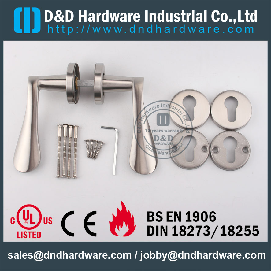 D & D Hardware-Door Ironmongery alça sólida DDSH012