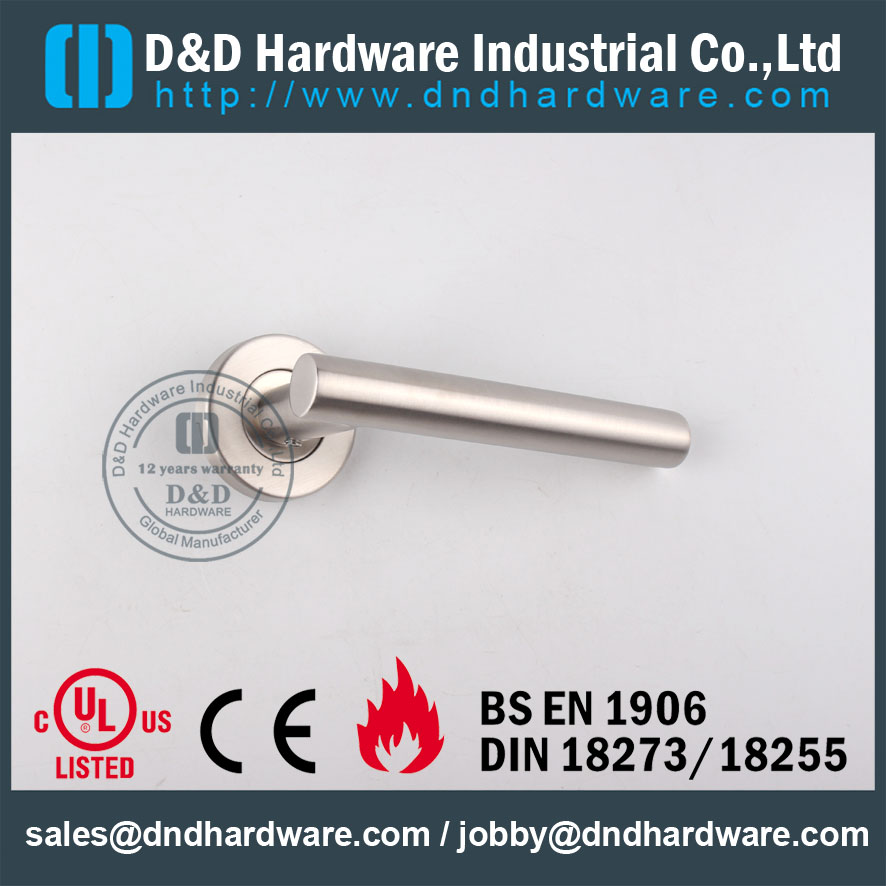 D & D Hardware-SS Fechadura de porta Alavanca de alavanca DDTH009