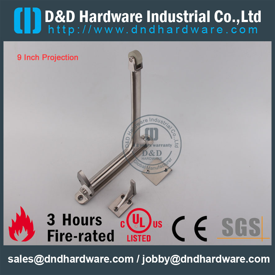 D & D Hardware-9 Polegada Porta Coordenador para Portas de Fogo Rotulado DDDR001