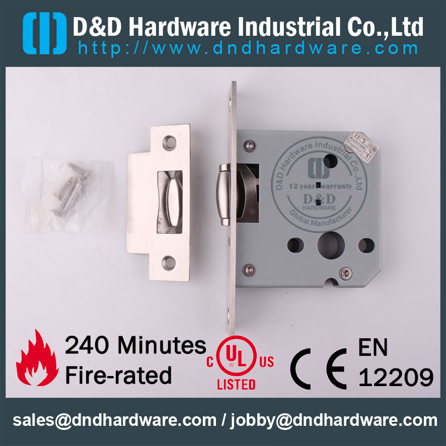 Hardware D & D-Hardware-arquitetônico SS304 Mortise Lock DDML030