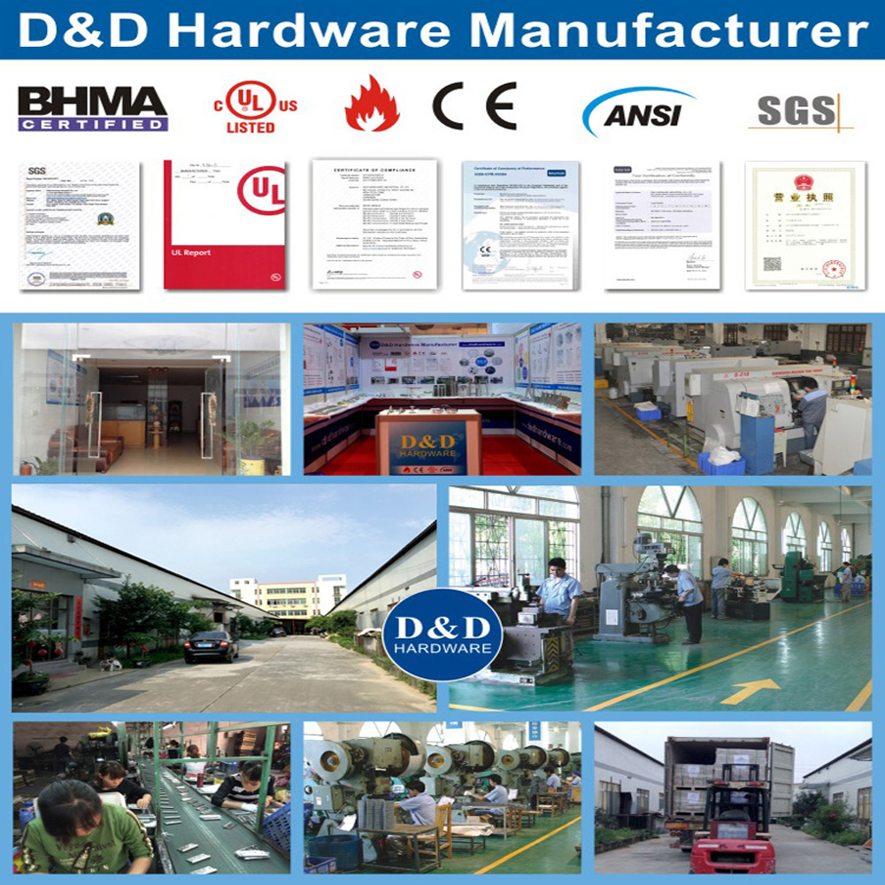 DDBH014 - 木製のドアのための真鍮の長方形のフラッシュヒンジ