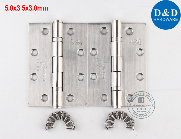 Dobradiça de rolamento de 2 esferas com hardware UL R38013-D & D