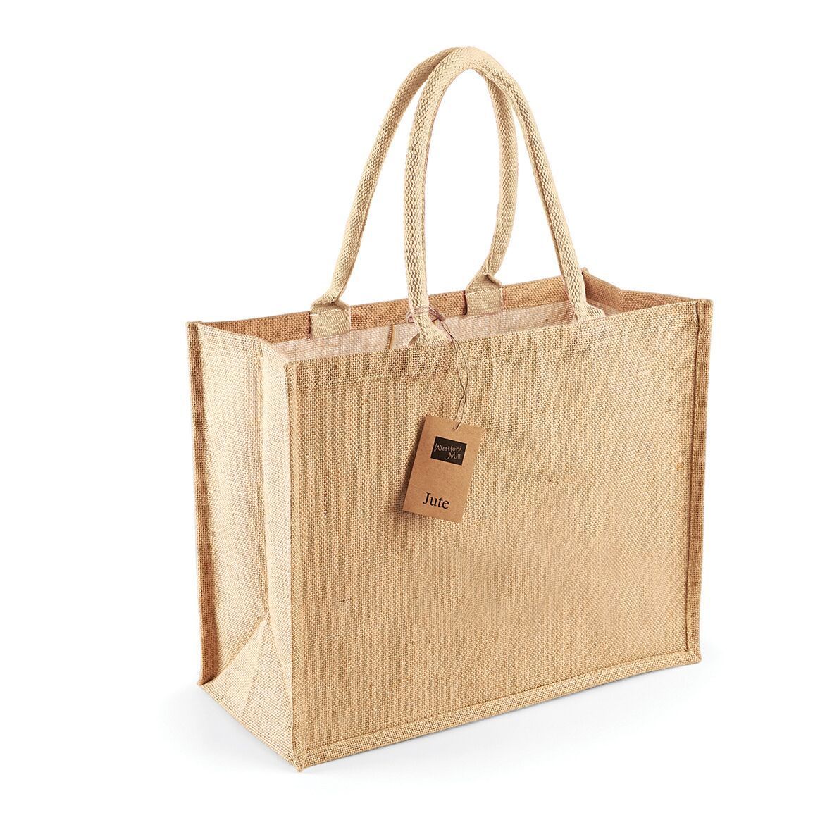 New Classic Jute Tote Natural Shopper Shoulder Bag