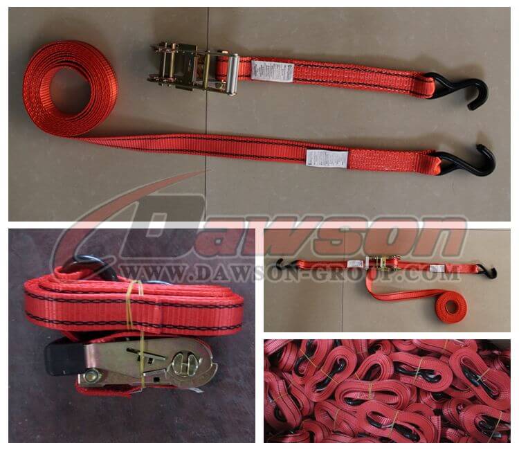 2'' Custom Ratchet Strap with Swivel Snap Hooks, WLL 3335lbs Ratchet