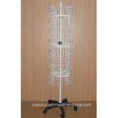 Floor Standing Metal Wire Card Revolving Display (PHY2003)