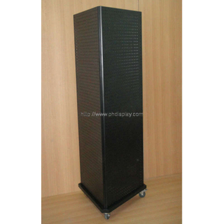floor metal pegboard rack(PHY3011)