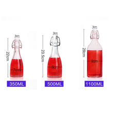 Glass Swing Top Beverage Bottle