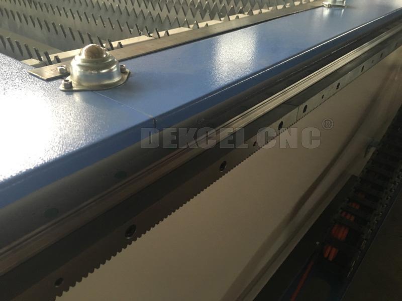 carriles de gu&iacute;a de la cortadora del plasma