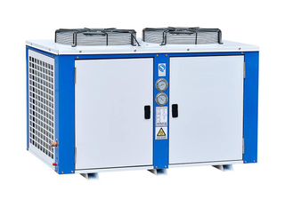 Ar em forma de caixa unidade R404A/R22 de condensação de refrigeração usada para o quarto frio