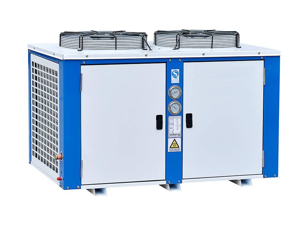 Unité de condensation refroidie par air de type boîte R404A / R22 utilisée pour la chambre froide 