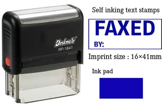 Deskmate Self Inking Stamps Rectangle 