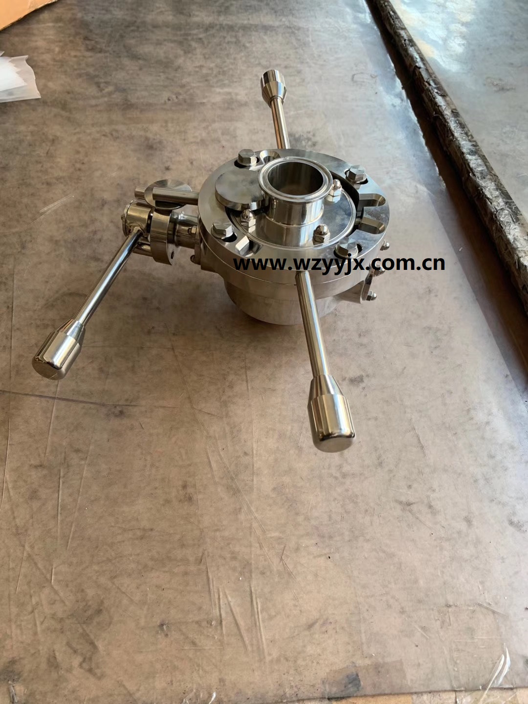 Split Butterfly Valve AB Valve Powder Valve For Containment Transfer