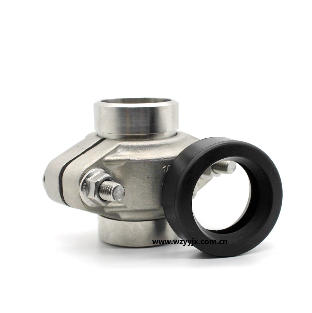 Stainless Steel Groove Pipe Coupling Clamp PN16 DN20-DN200