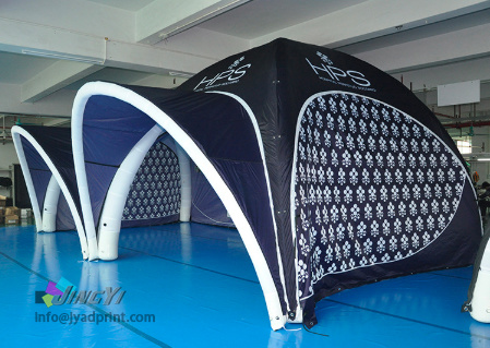 Cusotm Print Outdoor Inflatable Advertising Event Display Marquee Tent with front roof