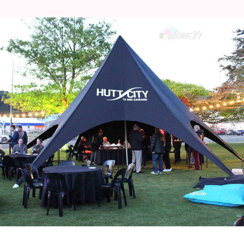 Aluminum frame Star Shade Marquee tent advertising Single pole Stretch star tent for Events and Wedding