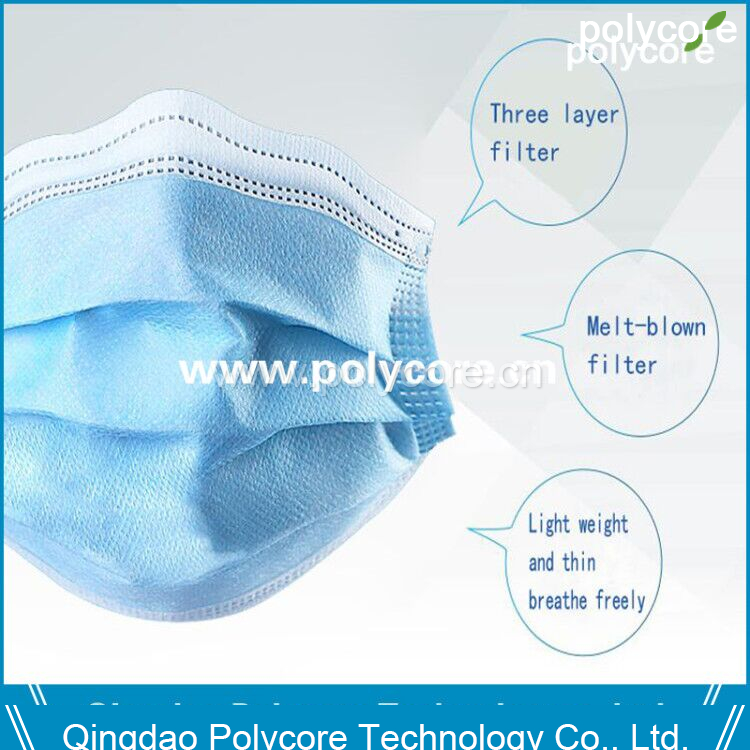 Disposable 3 layer na Protective Medical Mask