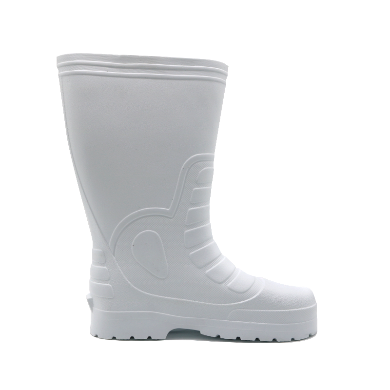 White Slip Resistant Waterproof Non Safety EVA Foam Boots
