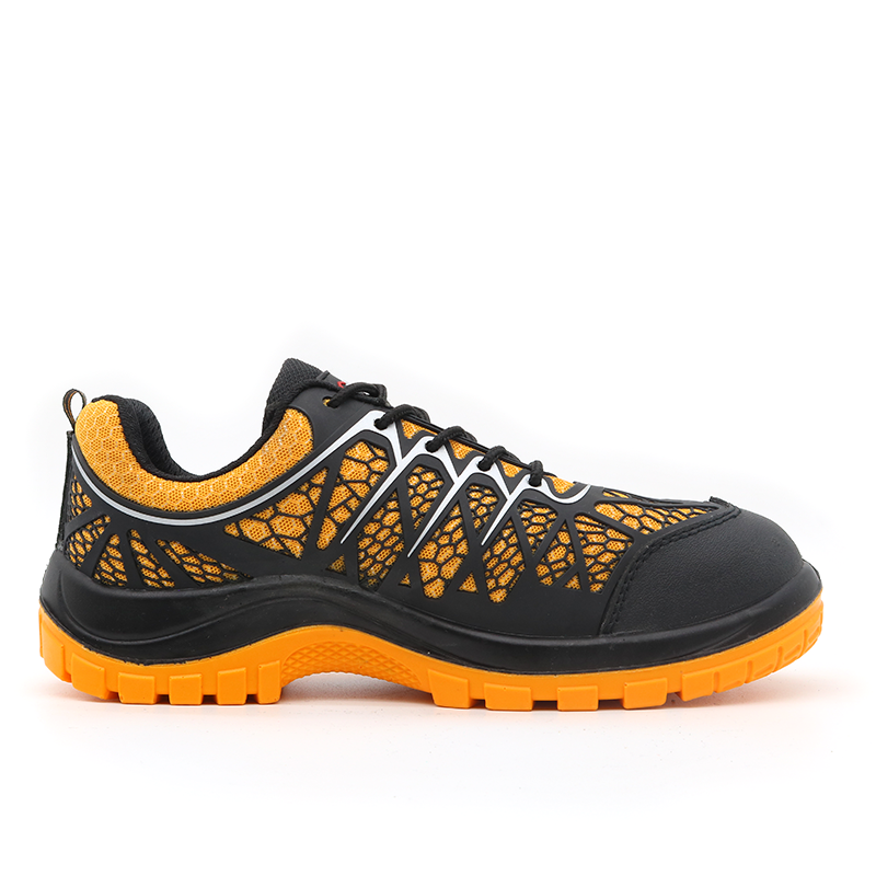 KPU Upper Oil Slip Resistant Pu Sole Sneaker Safety Shoes with Steel Toe