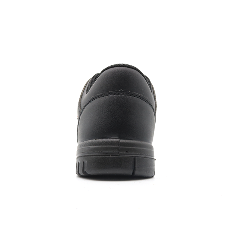Black Microfiber Leather Pu Sole Composite Toe Anti Puncture Men Safety Shoes with CE