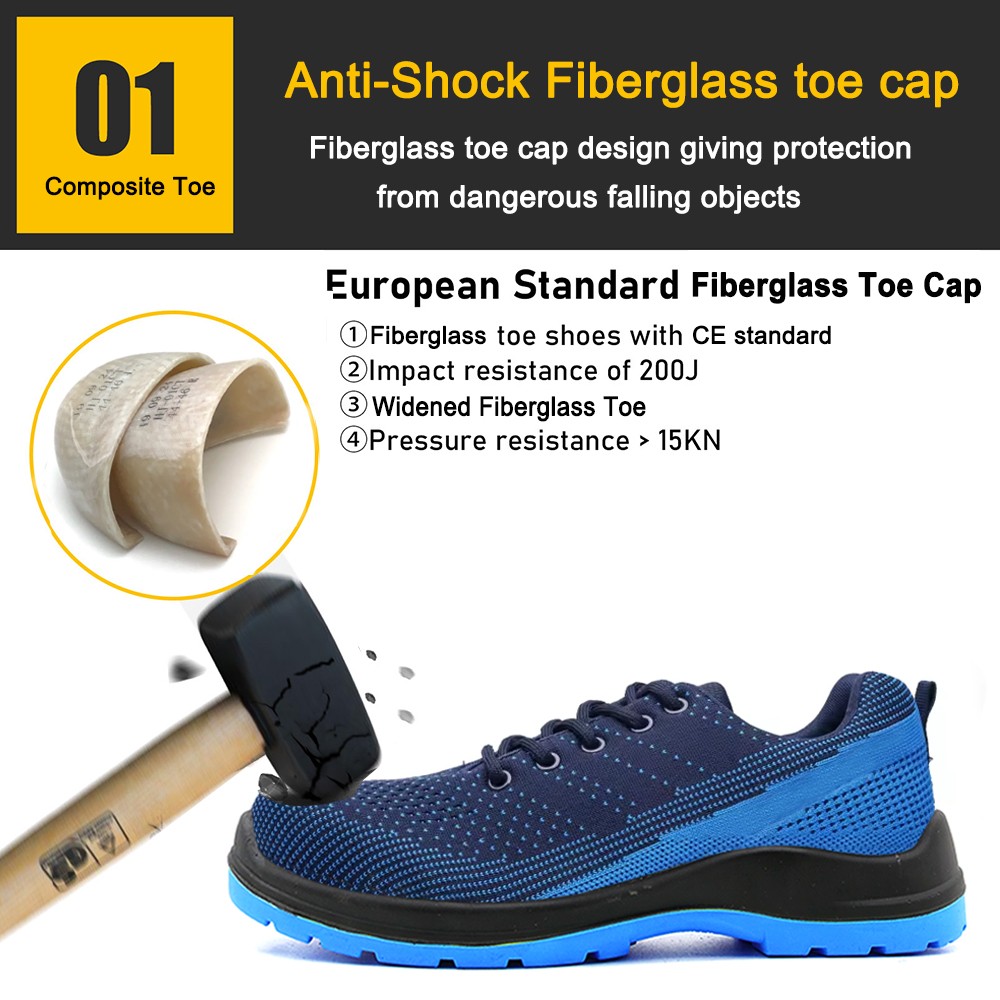 CE Verified Fiberglass Toe Cheap Price Safety Shoes Sport