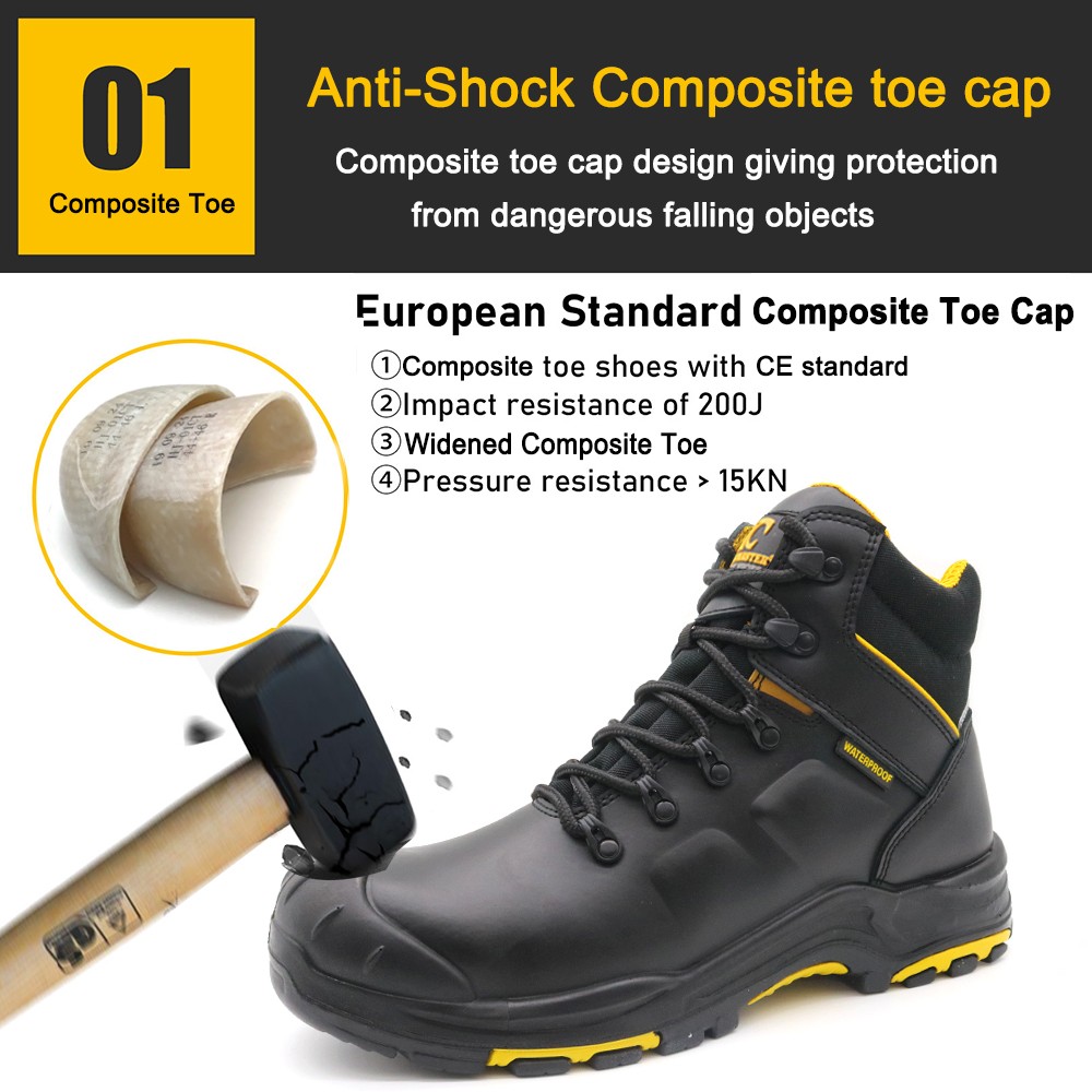 stylish safety toe boots