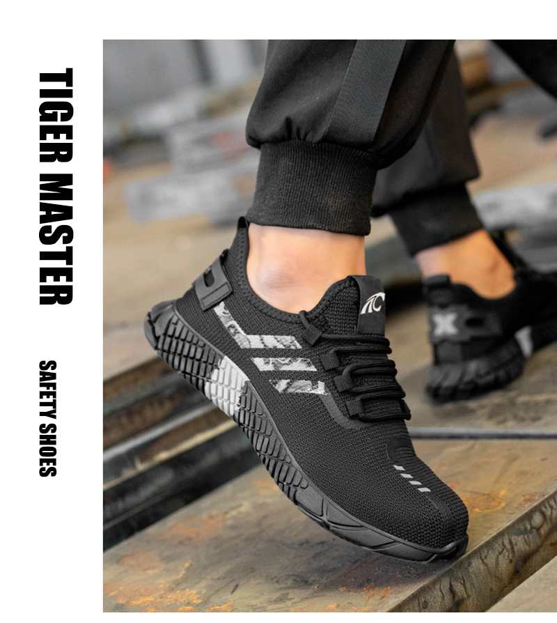 Steel Toe Anti Static Stylish Safety Shoes for Men