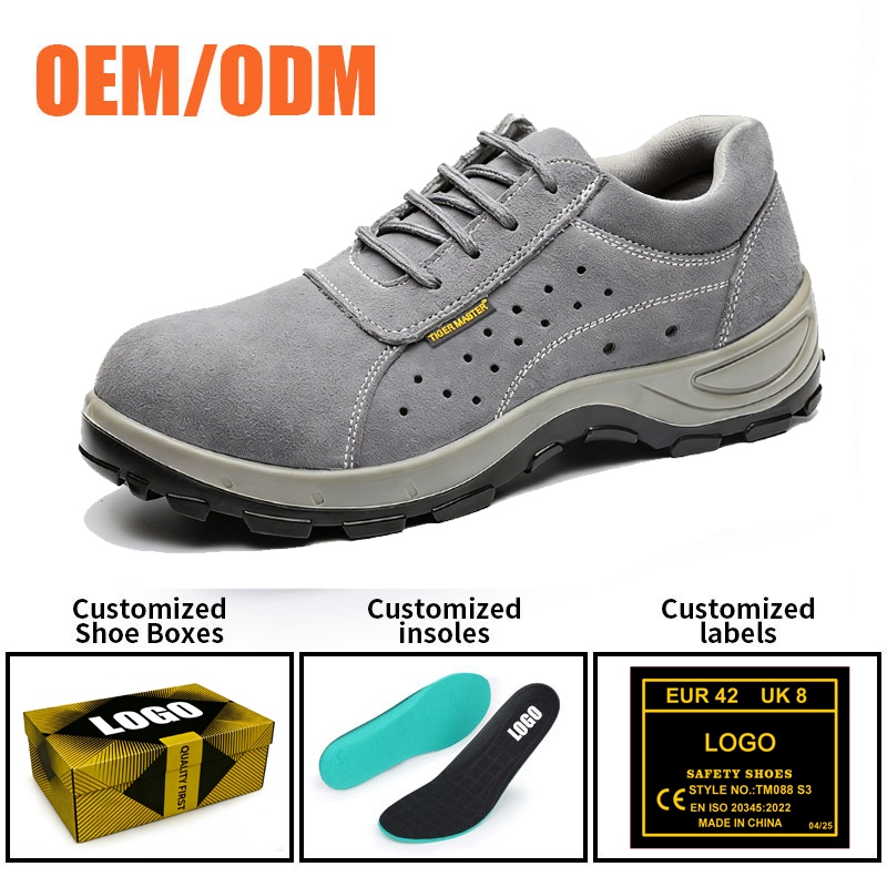 Steel Toe Cheap Suede Safety Shoes for Warehouse