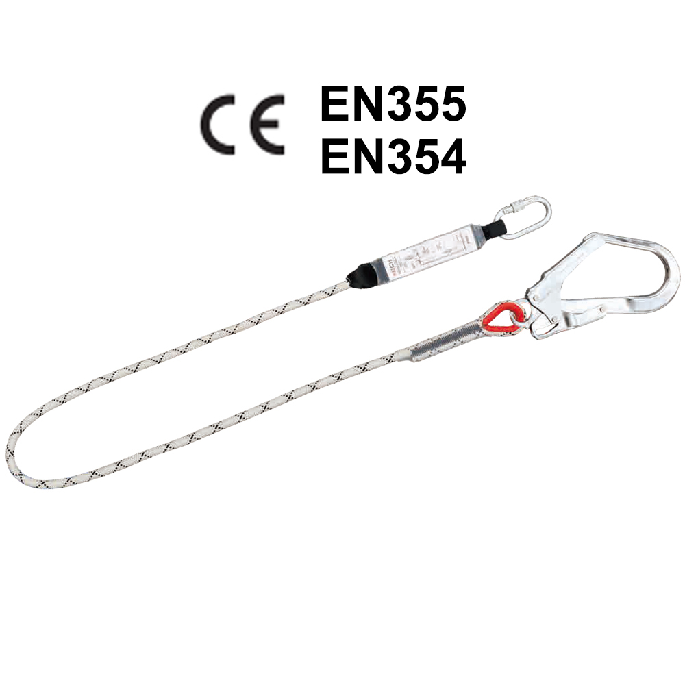CE EN355 Safety Lanyard Energy Shock Absorber Safety Positioning Rope