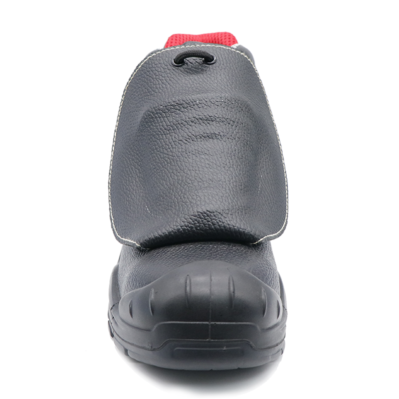 Spark Protection Leather Welding Safety Shoes with Steel Toe