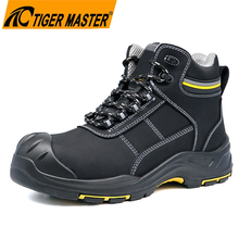 Nubuck Leather Fiberglass Toe Safety Shoes for Oil Industrial