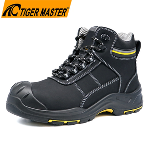 Nubuck Leather Fiberglass Toe Safety Shoes for Oil Industrial