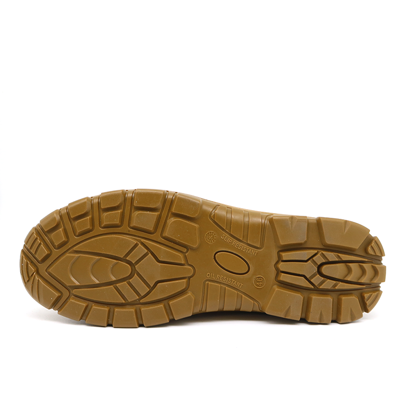 Water Resistant Steel Toe Anti Puncture Safety Shoes Nubuck Leather