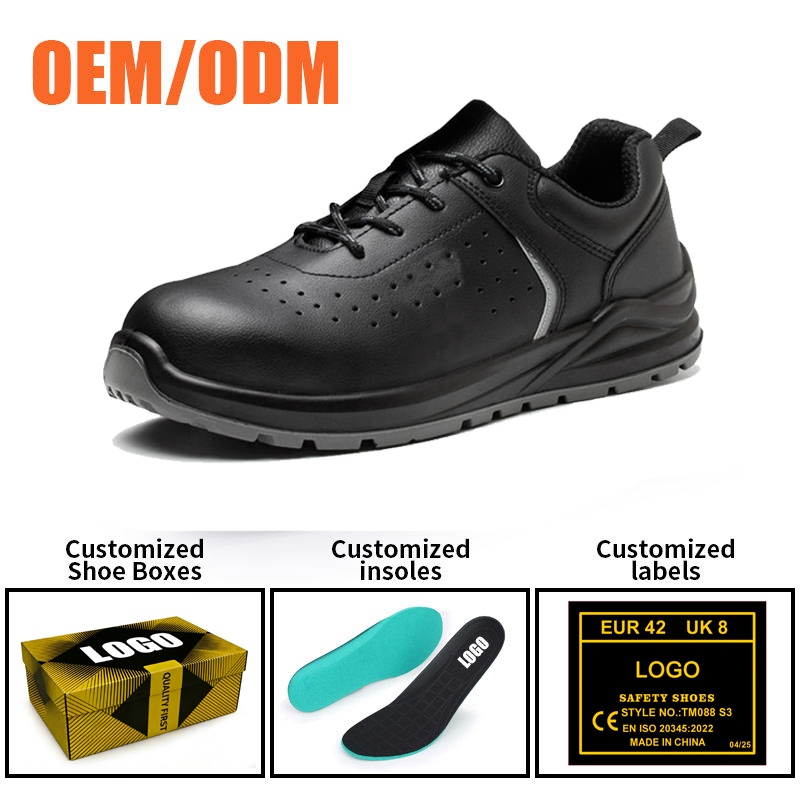 Steel Toe Anti-puncture Leather Safety Footwear Non-slip