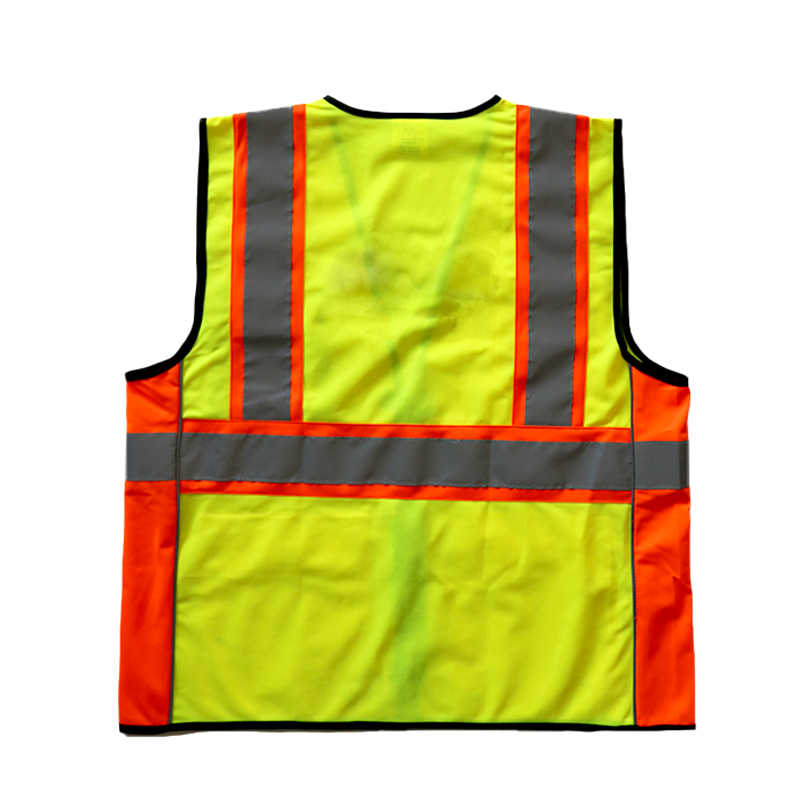 Multiple Pockets Hi-vis Reflective Safety Vest for Workers